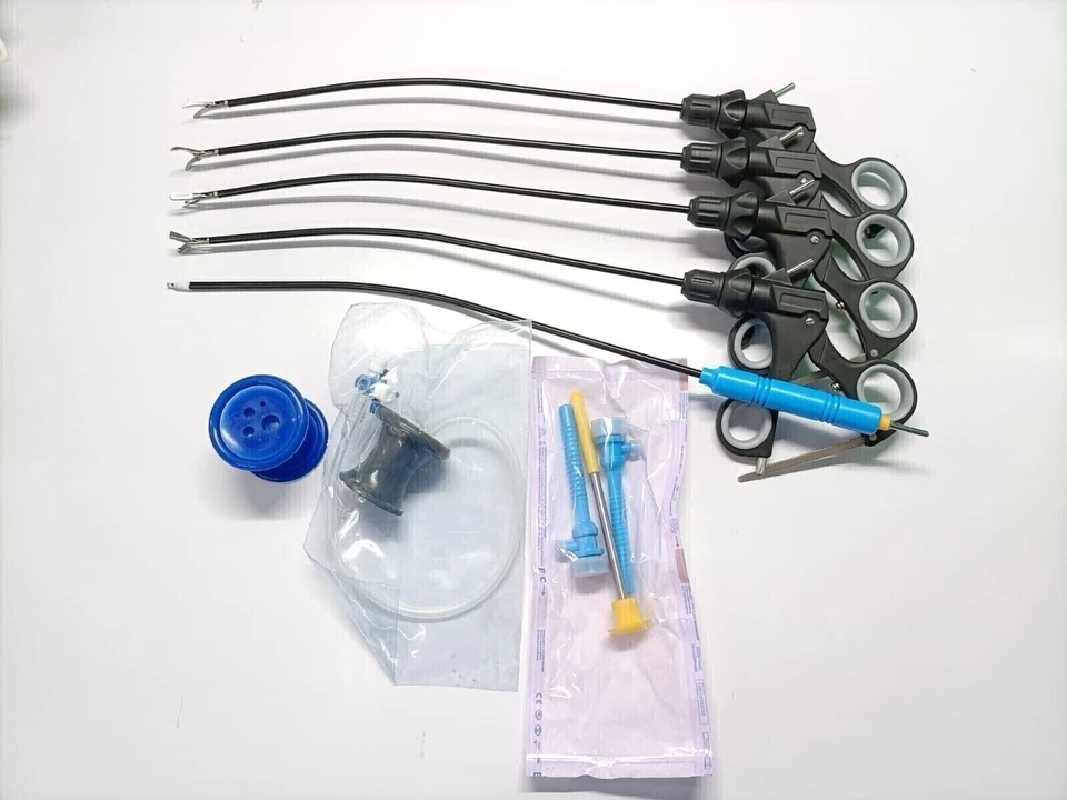 Kit de instrumentos quirúrgicos de ginecología de puerto SILS de incisión única laparoscópica 9 piezas Foto 4 de 4