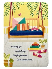 Mother’s Day Card For Any Mom Religious 3D Cutout Porch Swing DaySpring Card NEW