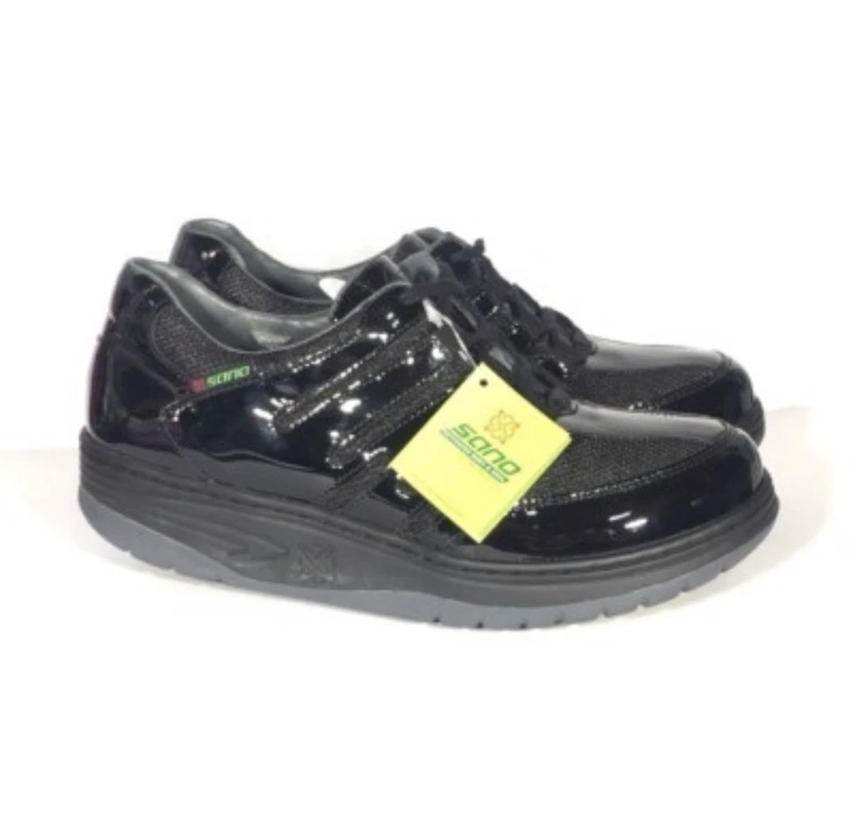 Zapatos Mephisto Sano Escape de cuero negro para mujer talla 7 hechos en Francia Foto 4 de 4