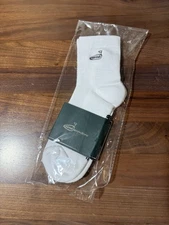 Aime Leon Dore ALD Golf Performance Ankle Sock Pristine (White) Socks SS25 Logo