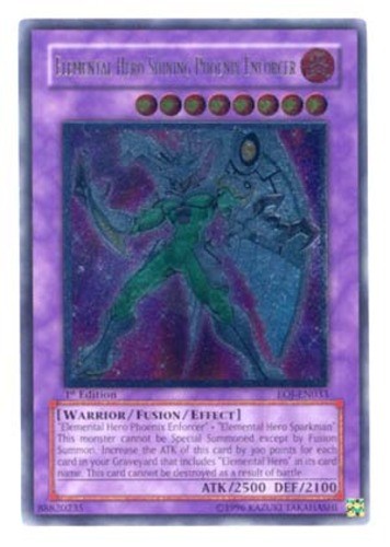 Elemental HERO Shining Phoenix Enforcer  [Ultimate Rare] EOJ-EN033 YuGiOh Enemy of Justice card price