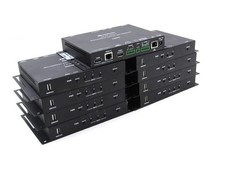 9x Crestron HD-MD-400-C-E AV Switcher/Extender  3x Receivers, 6x Transmitters