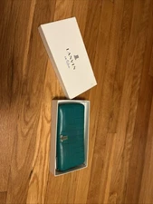 Vintage Lanvin  En Bleu Women  Wallet In Mint Condition with Box/Cirtificate tag