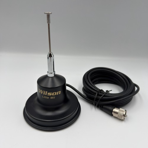Wilson Little Wil Magnet Mount CB Antenna 300W 15ft Coax PL-259 Connector Black