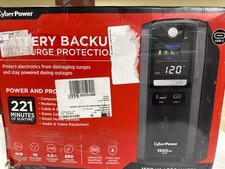 See Desc Cyber Power 3011903 6 Ft. Black 890 J 10 Outlets Battery Backup Surge