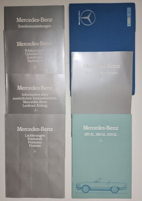 Mercedes-Benz 280SL 380SL 500SL R107 W123 W126 Verkaufsprospekt Katalog