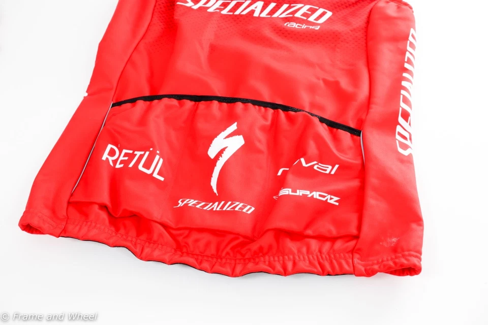 Specialized Racing Sleeveless Cold Weather Cycling Vest M polyester women red - Image 4 of 4