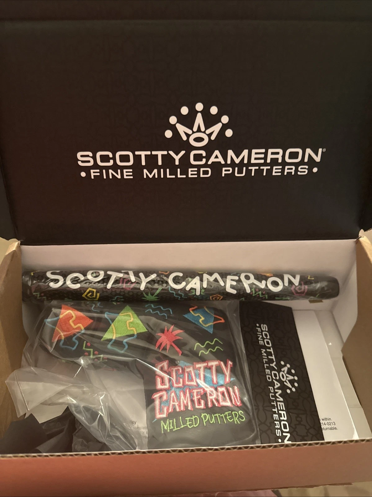 Scotty Cameron Dog Days of Summer Headcover And Matching Putter Grip