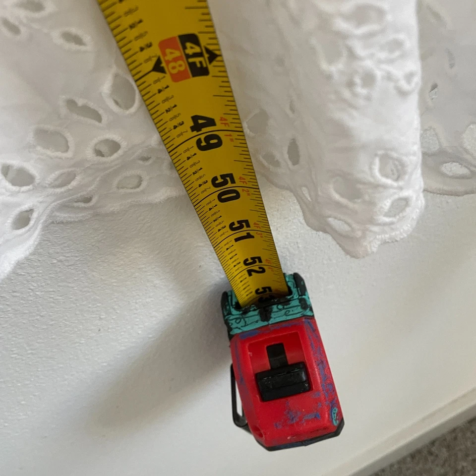 Vestido midi Lilly Pulitzer Amrita con ojales para mujer M en resort blanco con botones Soiree Foto 4 de 4