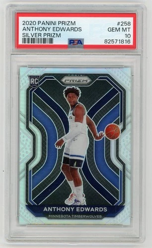 Anthony Edwards 2020 Panini Prizm Anthony Edwards #258 Silver Prizm