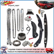 Timing Chain Kit For 2017-24 Nissan Pathfinder Infiniti QX60 3.5L V6 130706KA1C