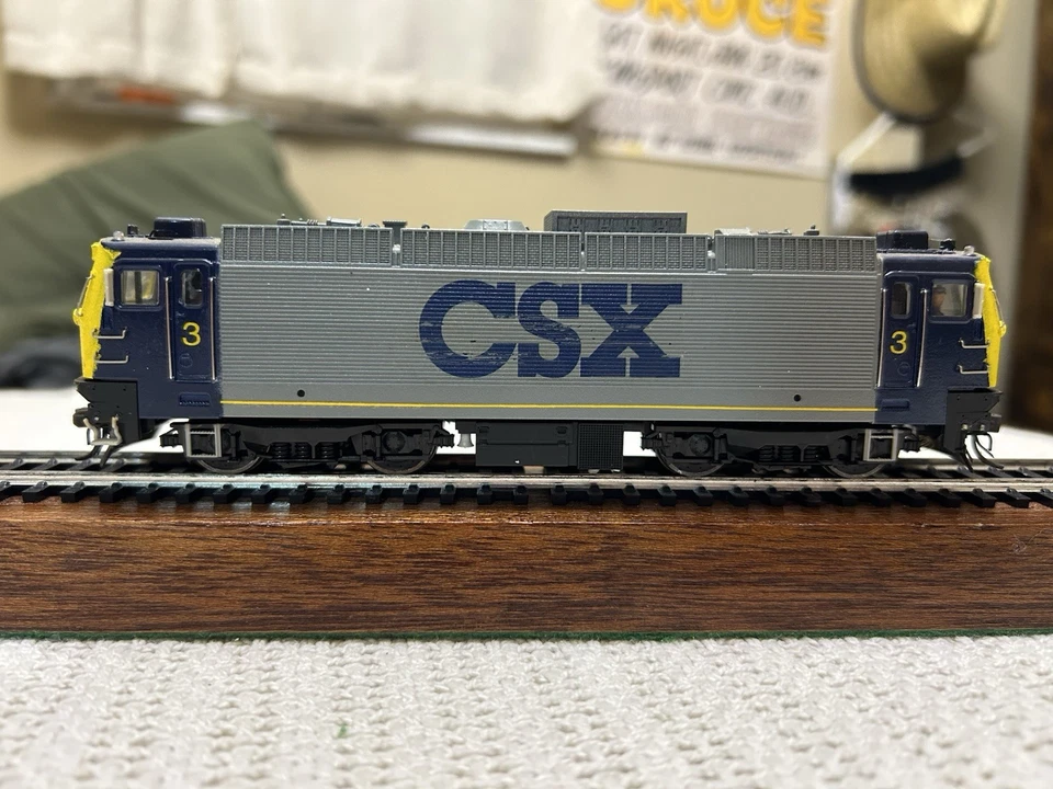 HO Atlas CSX #3 ALP-44 Diesel Locomotive - (CUSTOM TESTED) - Image 3 of 4