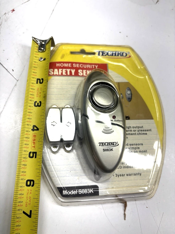 VTG TechKo S083K Home Security Door Window Entry 120db Alarm ~ NOS - Apartment - Image 3 of 4