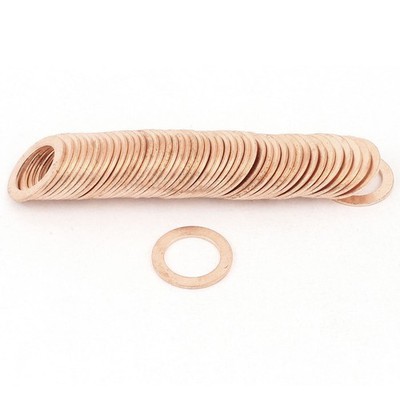 50 Pcs 12mmx18mmx1mm Tattoo Machine   Crush Washer   Ring  #vn