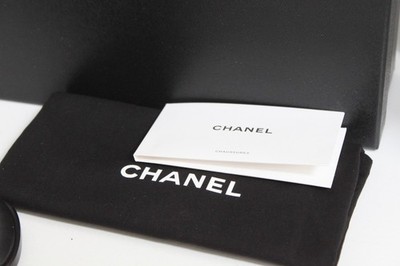 sz 8.5 / 39 CHANEL CC Logo Black Leather Mules Slide Slip on Flat