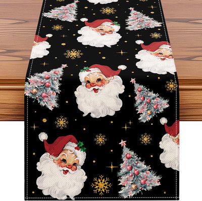 Weihnachtsbaum und Weihnachtsmann Schneeflocken Weihnachten , Saisonnal Winter K