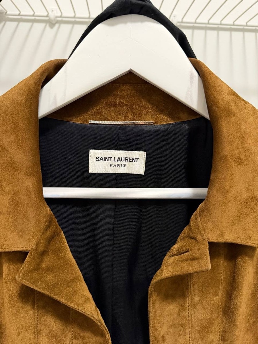 ジャケット・アウター Saint Laurent 15ss suede leather jacket SAINT LAURENT Suede jacket | NET-A-PORTER