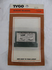 Vintage 1970s TYCO HO Scale Lighted Blinking Billboard Sign #114:200 NOS