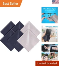 Cost-Saving 6-Pack Washable Microfiber Cloths - Perfect for Every Surface