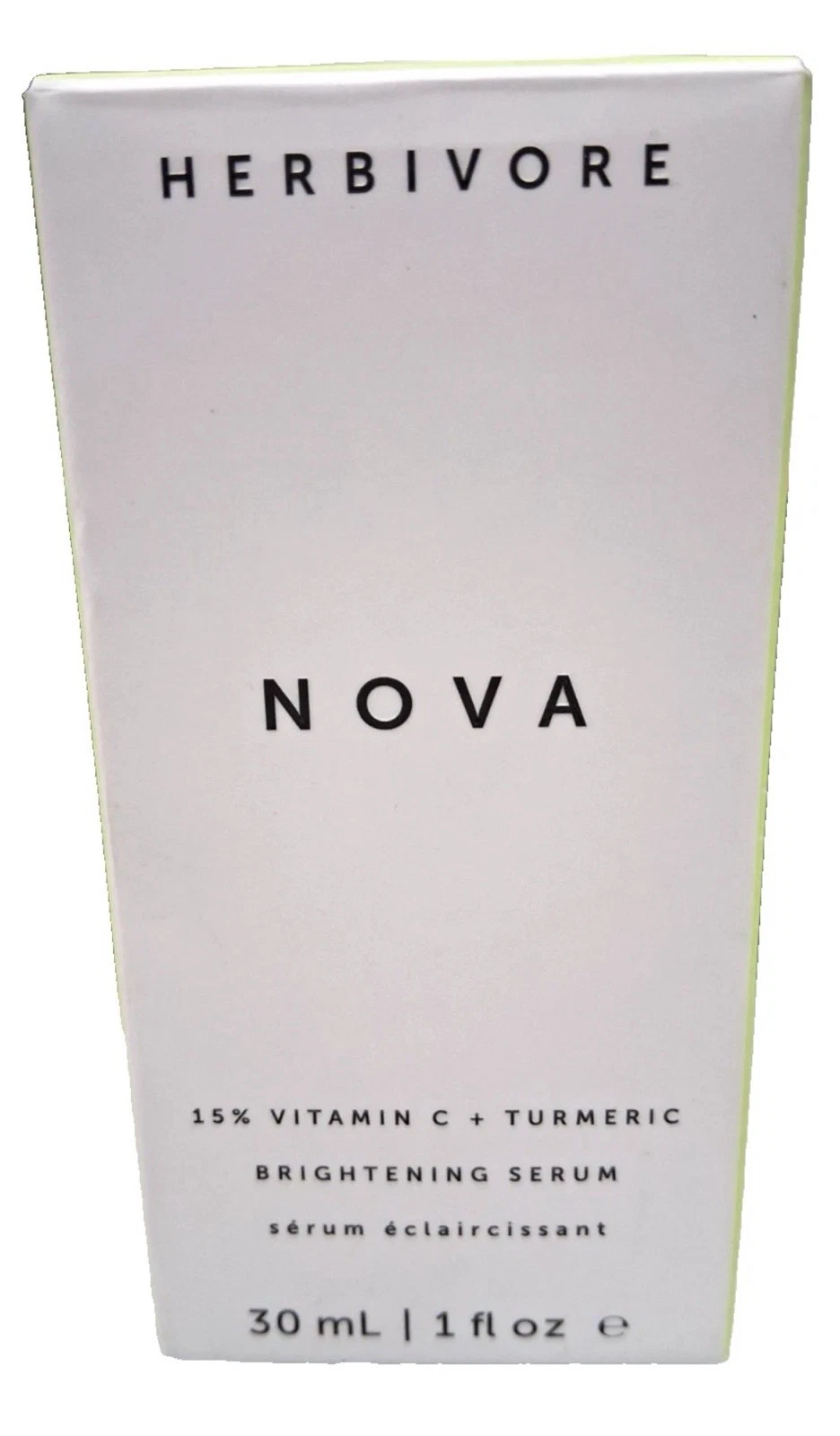 Herbivore Nova 15% Vitamin C + Turmeric Brightening Serum 30 ml, NIB, Ships Free