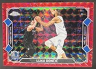 2025-26 Topps Chrome Update Luka Doncic Moment In Time Red Geometric #/5