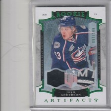2015 16 Artifacts Jersey Patch 3color Rookie #97/199 Josh Anderson Canadiens CBJ