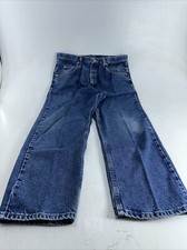 Wrangler Denim Blue Jeans Mens Read Description Relaxed Fit worn In