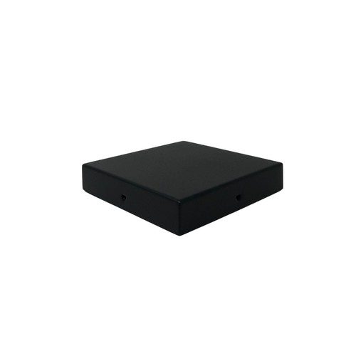 Nuvo Iron PCP25BLK Eazy Flat Pyramid Post Cap-Galvanized Powder Coated Steel,... - Picture 2 of 5
