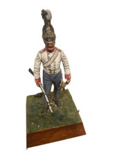 Stadden 54mm Austrian Infantry Cavalry Soldier Napoleonic Era Wood Base War Game