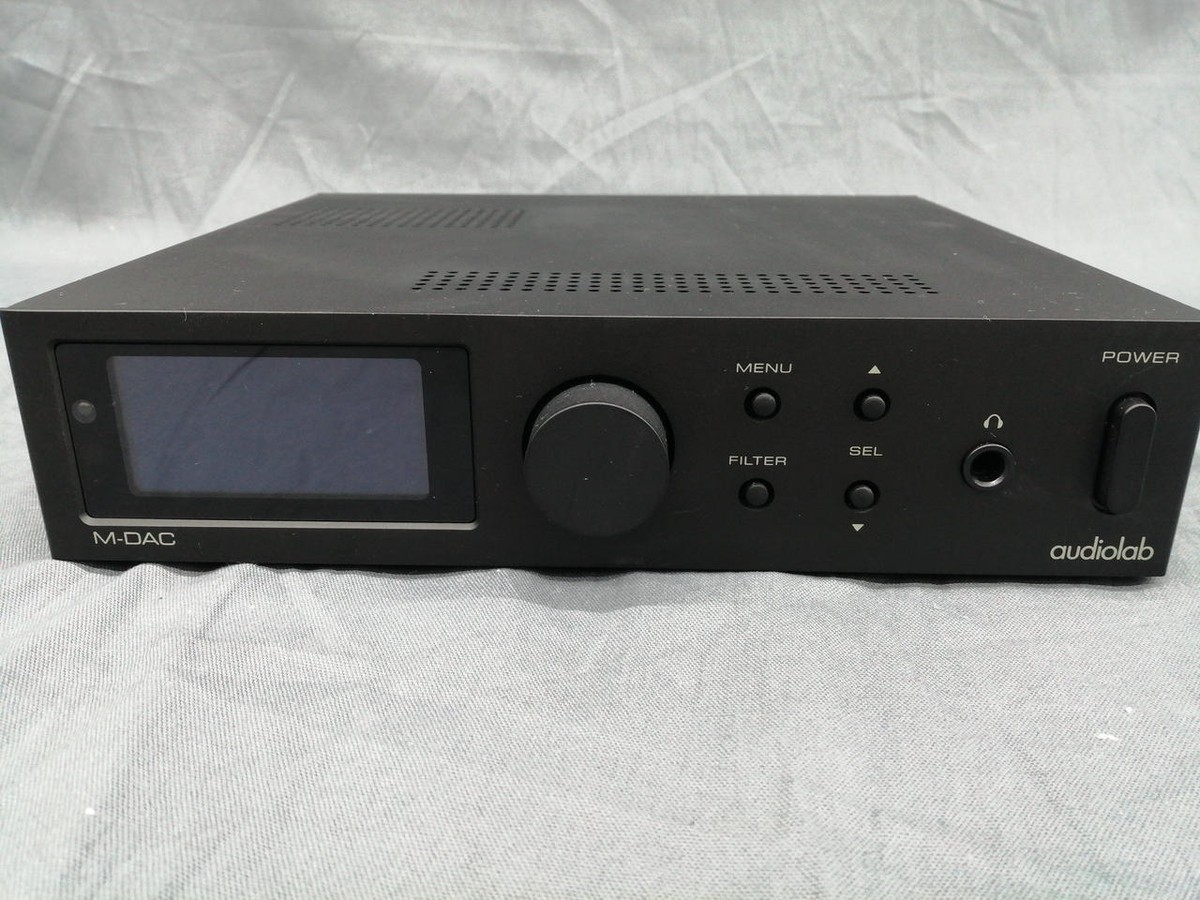 Audiolab M-DAC USB D/A Converter Headphone Amplifier Used w