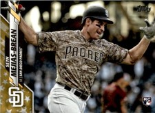 2020 Topps Gold Star #370 Seth Mejias-Brean San Diego Padres