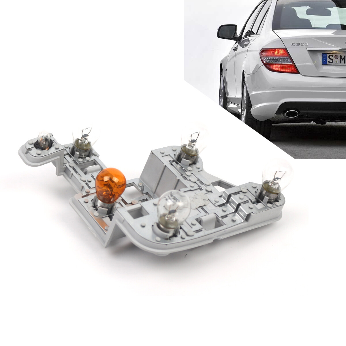 パーツ Mercedes Benz C-Class Station Wagon FOR MERCEDES-BENZ C CLASS W204 Left Rear Tail Light Bulb Carrier
