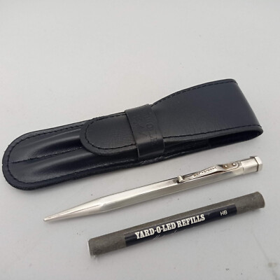 YARD O LED DIPLOMAT HEXAGONAL  925 STERLING SILVER MECHANICAL PENCIL 1.1 MM VTG