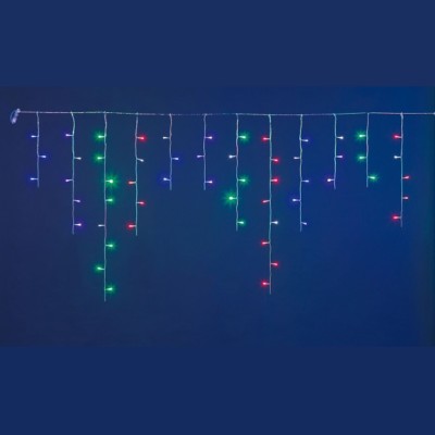 PLB Funktions-System LED Eisregen-Lichterkette 3x1m multicolor außen 31753 xmas