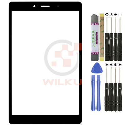 Glas für Samsung Galaxy Tab A 8.0 T295 LTE Schwarz Display Touchscreen Scheibe