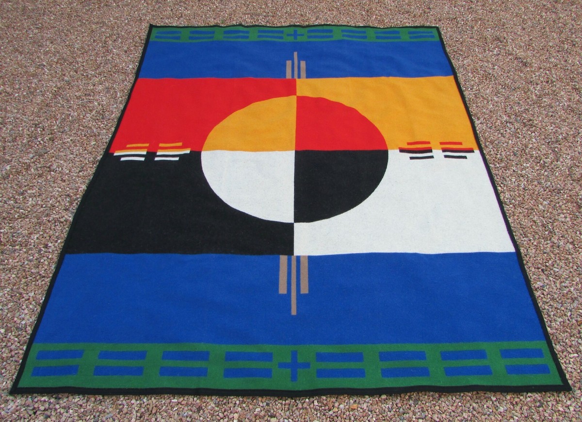 Pendleton Beaver State Circle of Life Tribal Elders Wool Blanket