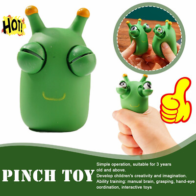 2X Squishy Squeeze Spielzeug Out Augen Squeeze Spielzeug,Hand Neuheit Spielzeug
