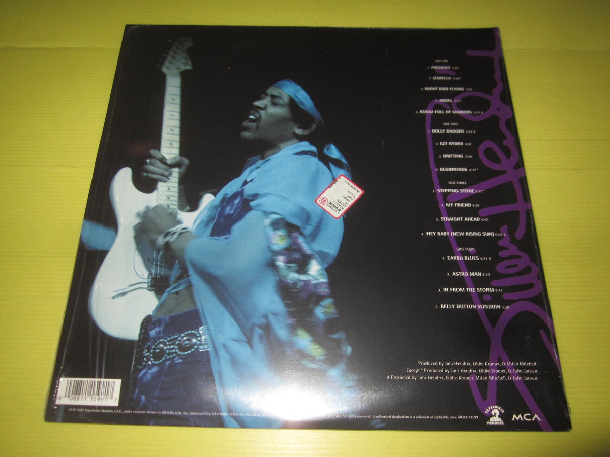 米2discs LP Jimi Hendrix First Rays Of The New Rising Sun MCA211599 MCA /00660 First Rays Of The New Rising Sun CD/DVD Deluxe & Vinyl Editions