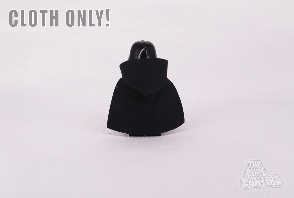 for LEGO Star War Minifig Darth Vader Maul Custom Black Cape-Hood Cloth Only NEW - image 2 of 3