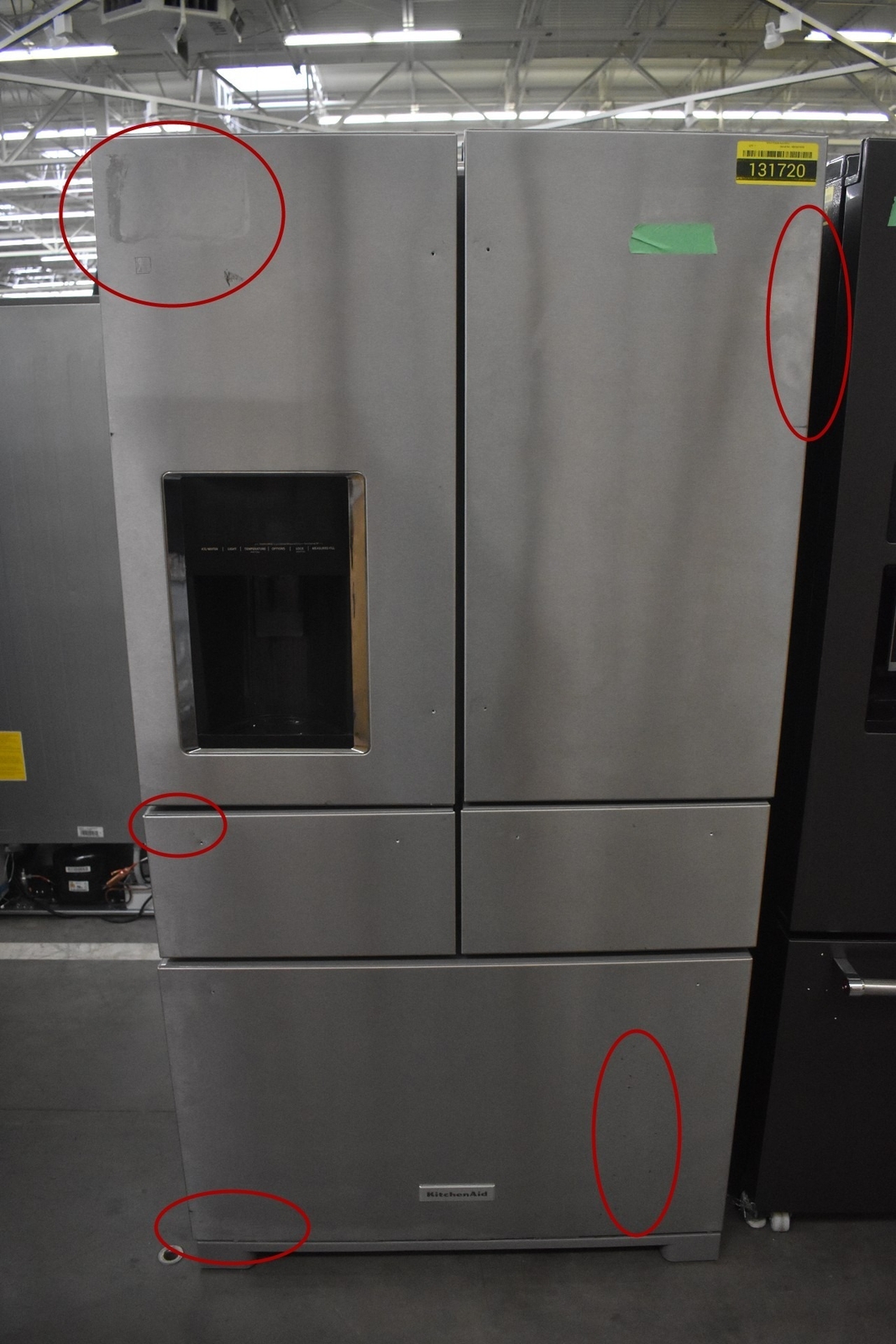 KitchenAid KRMF706ESS 36" Stainless Steel French Door Refrigerator NOB 131720 eBay