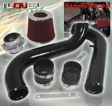Black Cold Air Intake + Bypass Valve Filter For 94-01 Integra Dc2 Rs Ls Gs 1.8L