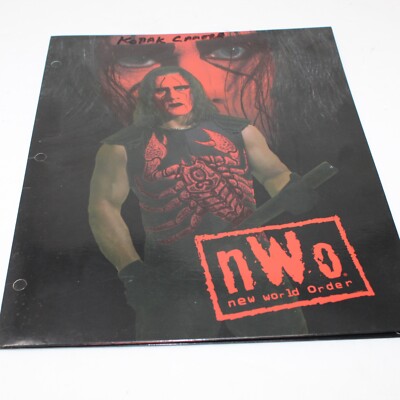 その他 NWO Sting NWO Wolfpack Folder 1998 WCW Wrestling Product New World