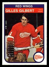 1982-83 O-Pee-Chee Gilles Gilbert #84 - Detroit Red Wings