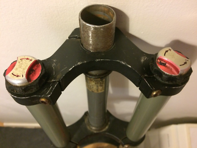 Retro triple clamp Forks RST Hi5 | eBay UK