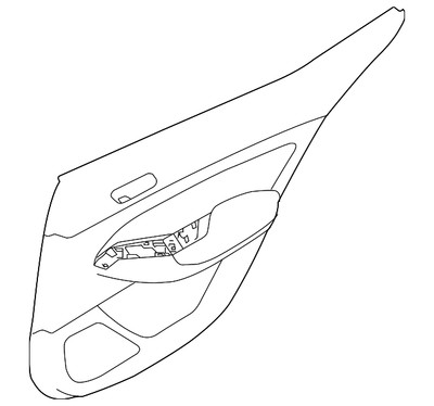 Genuine Nissan Door Trim Panel 82900-9HB0C