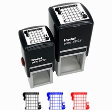 Split Electric Guitar Chord Chart Self-Inking Rubber Stamp Ink Stamper