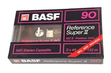 BASF REFERENCE SUPER II 90    Blank Audio  Cassette Tape (Sealed) New