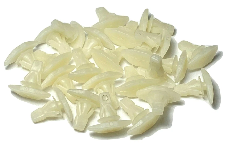 Door Weatherstrip Nylon Push Retainer Clips Fit 3/16 Hole (Qty-25) #1790D Foto 3 de 4