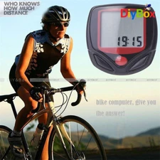 Bike Bicycle Cycling LCD Computer Odometer Speed Speedometer Waterproof