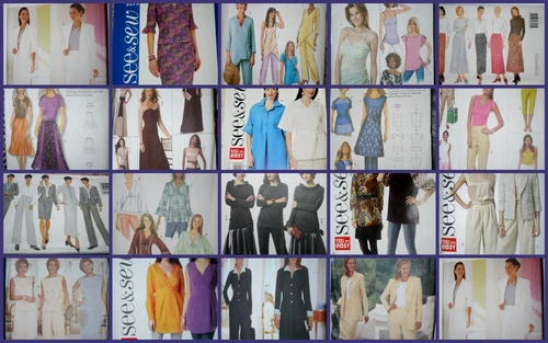 CHOOSE 1 Separates Pattern Butterick sz  Tops Pants Dresses Skirt Vest